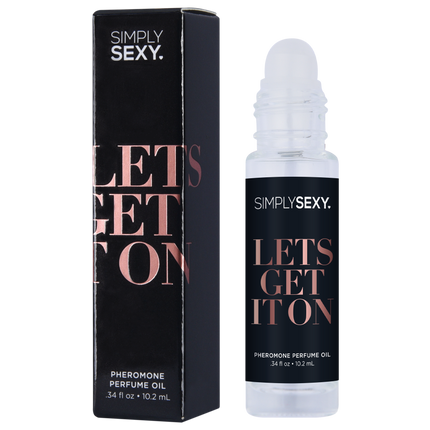 SIMPLY SEXY PHEROMONE PERFUME OIL ROLL-ON - LET'S GET IT ON - 0.34 floz | 10.2mL