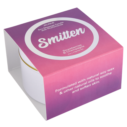MOOD CANDLES PHEROMONE SOY MASSAGE CANDLES STRAWBERRY & CHAMPAGNE 4OZ