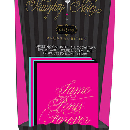 Display - Naughty Notes Card