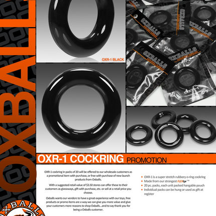 OXR-1 20-pack BLK