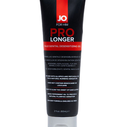 JO Prolonger Gel - Benzocaine Free - Desensitizer 2 floz / 60 mL