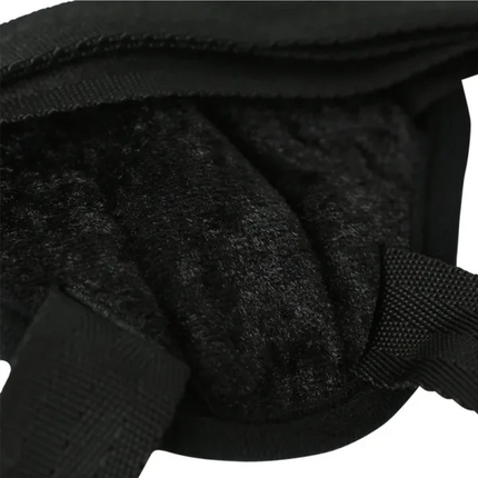 Vibrating Velvet Strap On