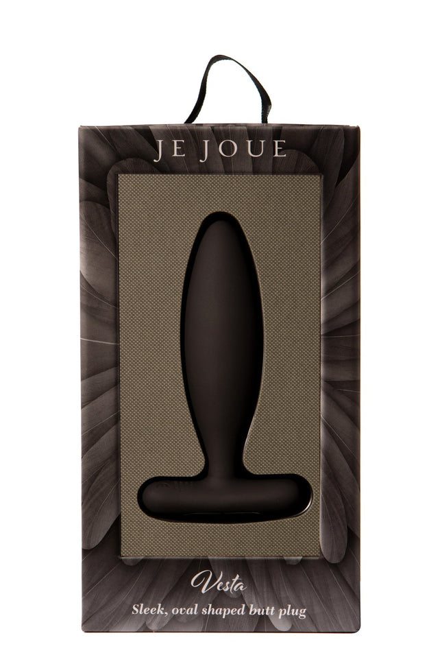 VESTA VIBRATING BUTT PLUG BLACK