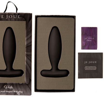 VESTA VIBRATING BUTT PLUG BLACK